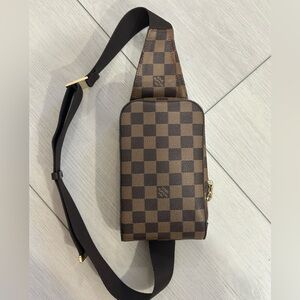 Louis Vuitton Damier Ebene Belt Bag Crossbody Dustbag Included